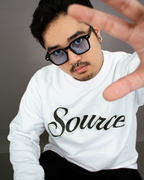 Big Script Pullover Sweatshirt