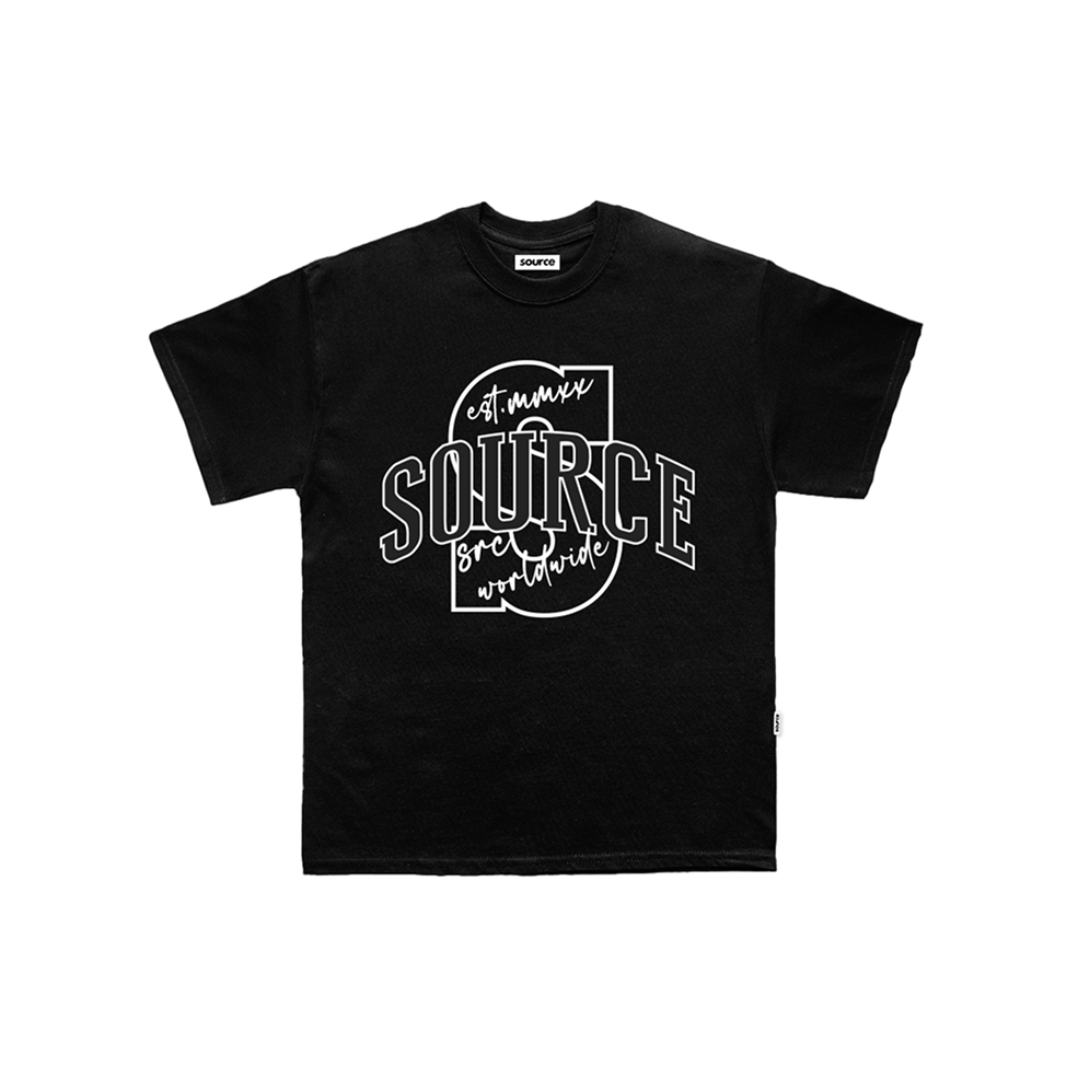 Big S Oversized Tee - Black