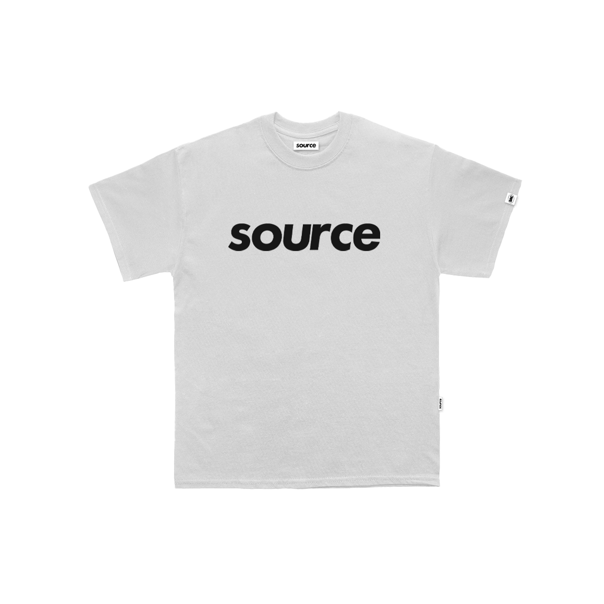 OG Logo Worldwide in White Oversized Tee