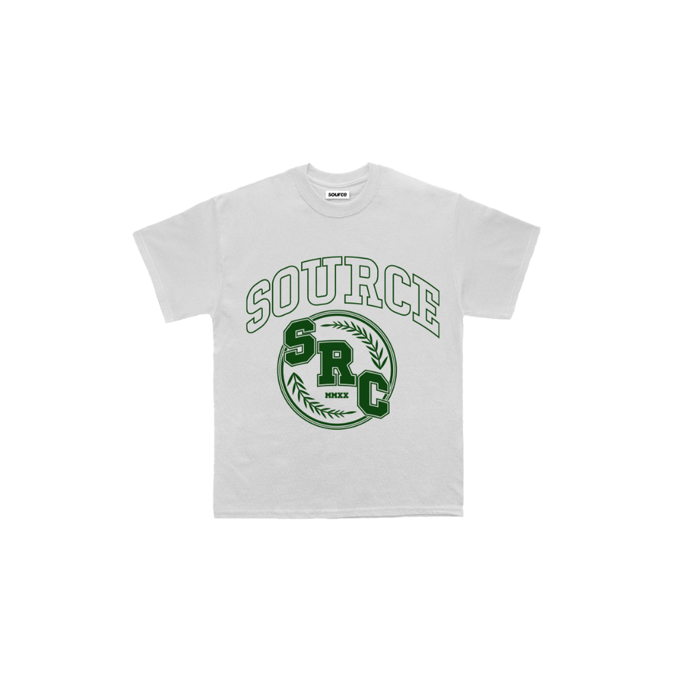 SRC University Oversized Tee - White