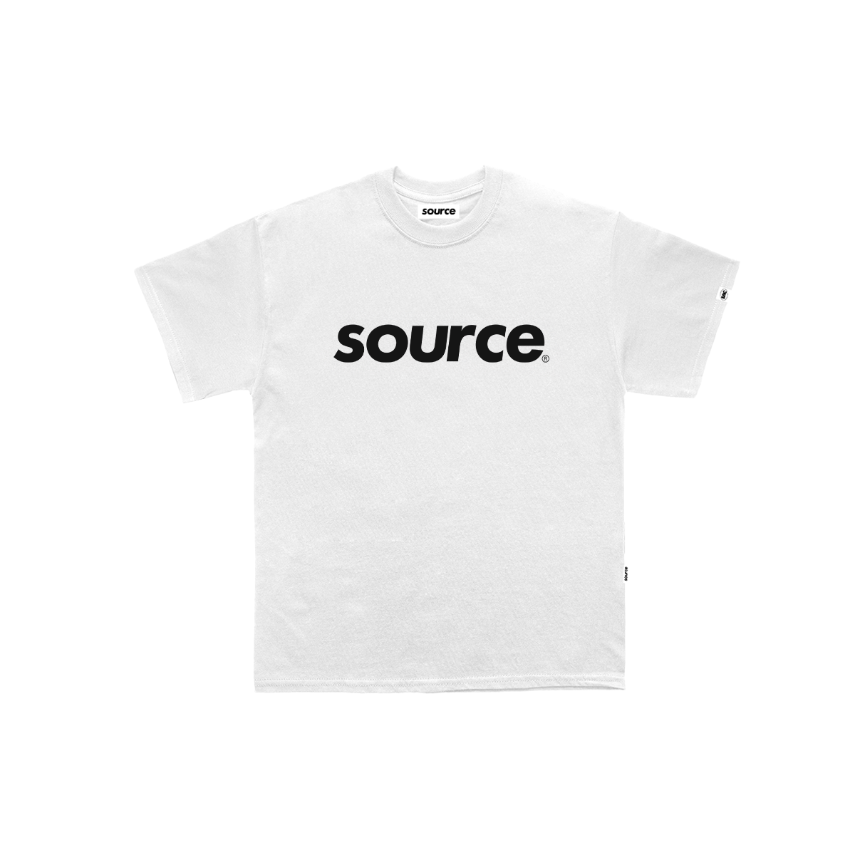 OG Logo Oversized Tee - Black in White