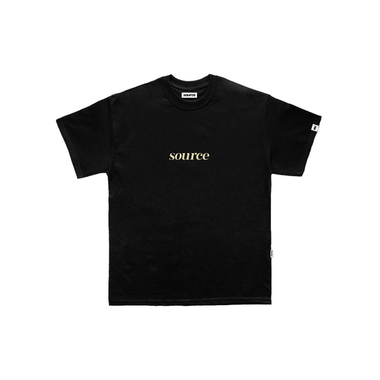 Go-Getters Society in Black Oversized Tee