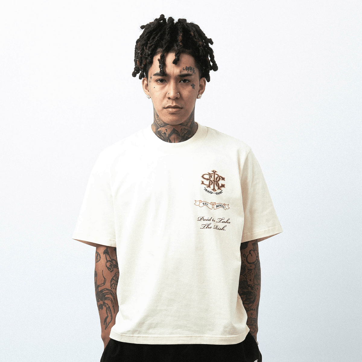 Prestige Boxy Tee - Bone