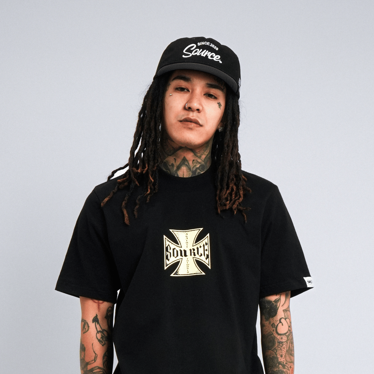 Forged Cross Tee - Black