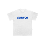 OG Logo Oversized Tee - Blue in White