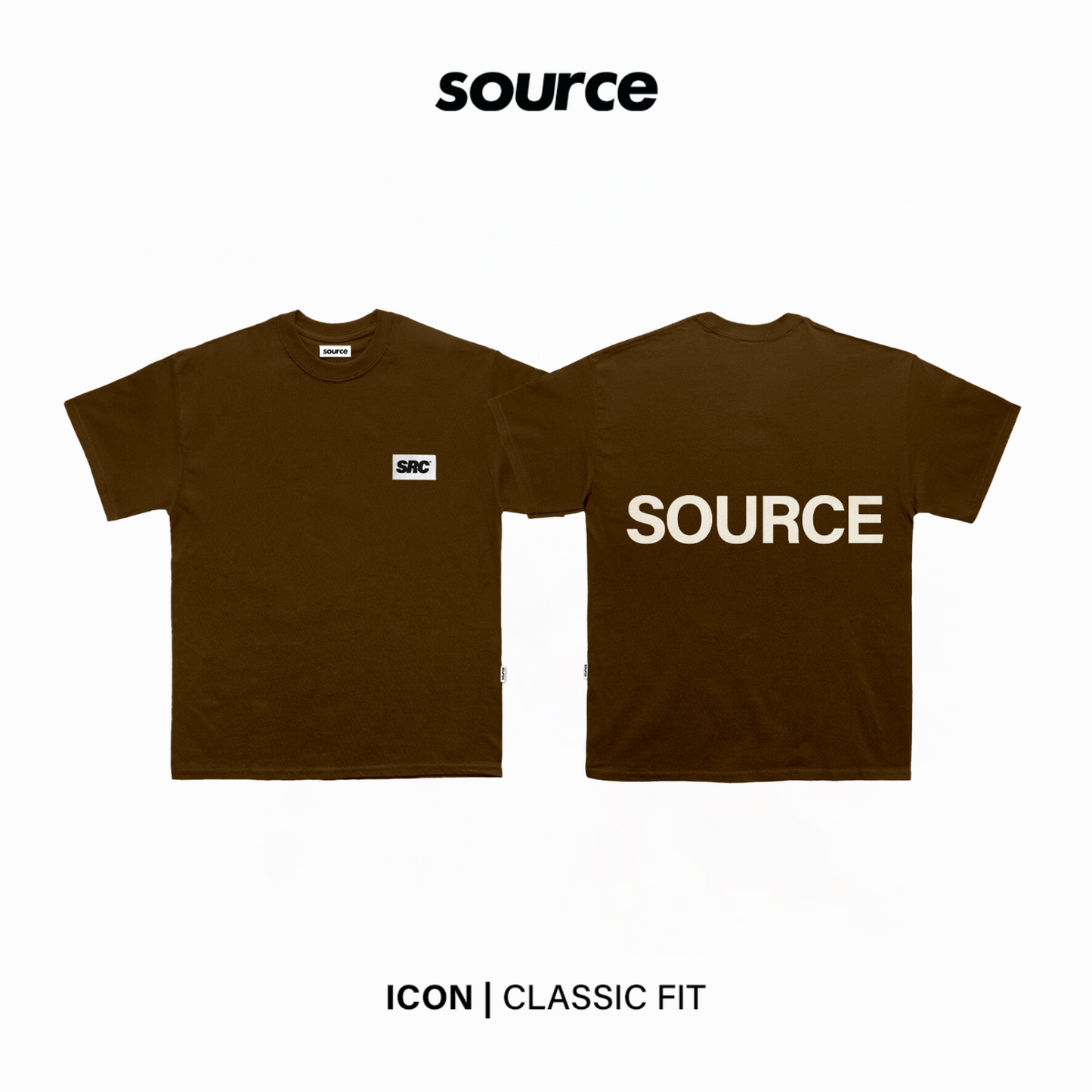 Icon in Brown Classic Tee