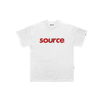 OG Logo Oversized Tee - Red in White