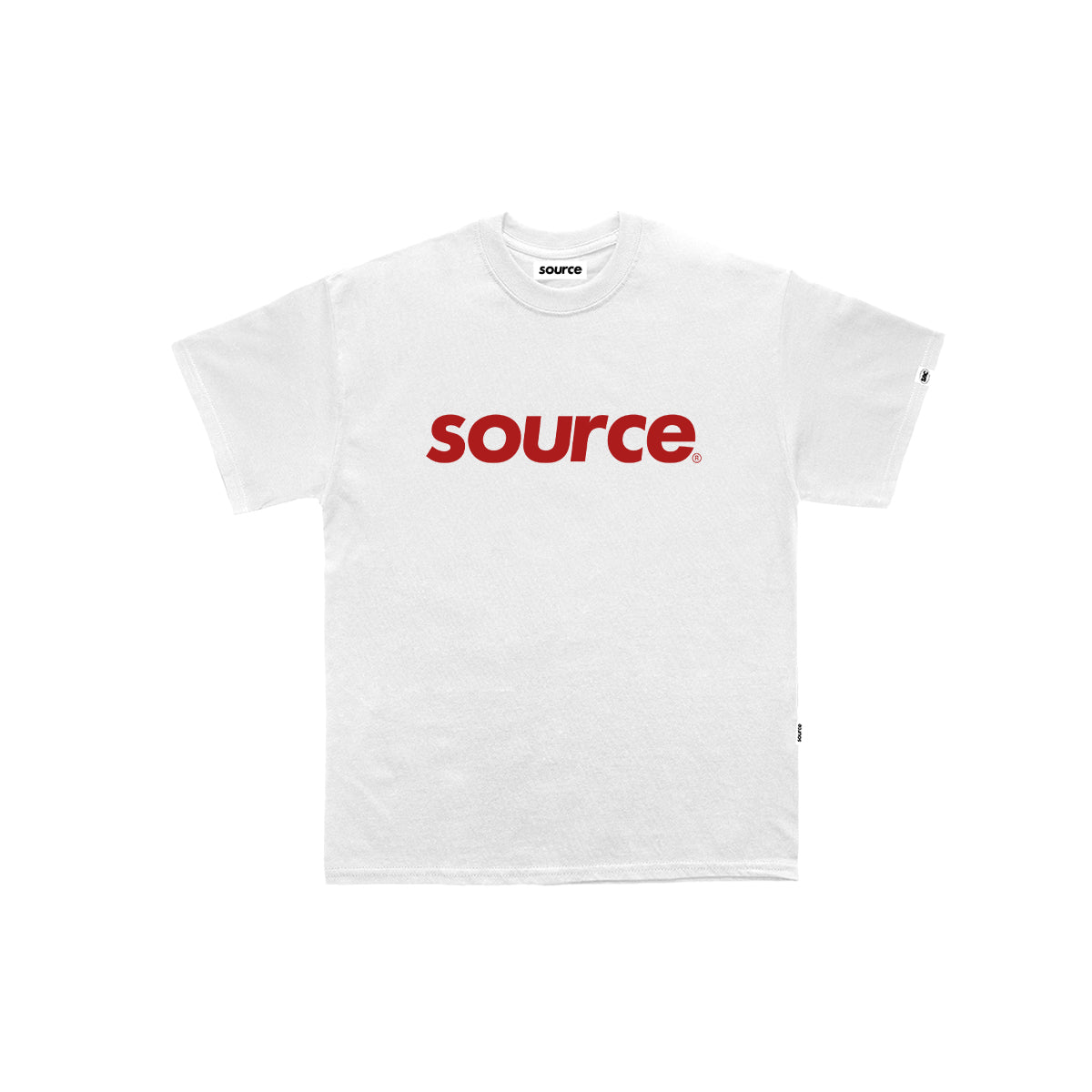 OG Logo Oversized Tee - Red in White