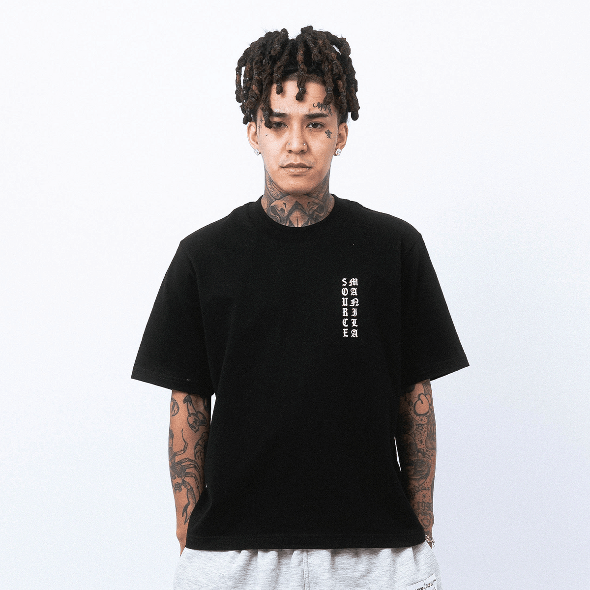 Monument Boxy Tee - Black