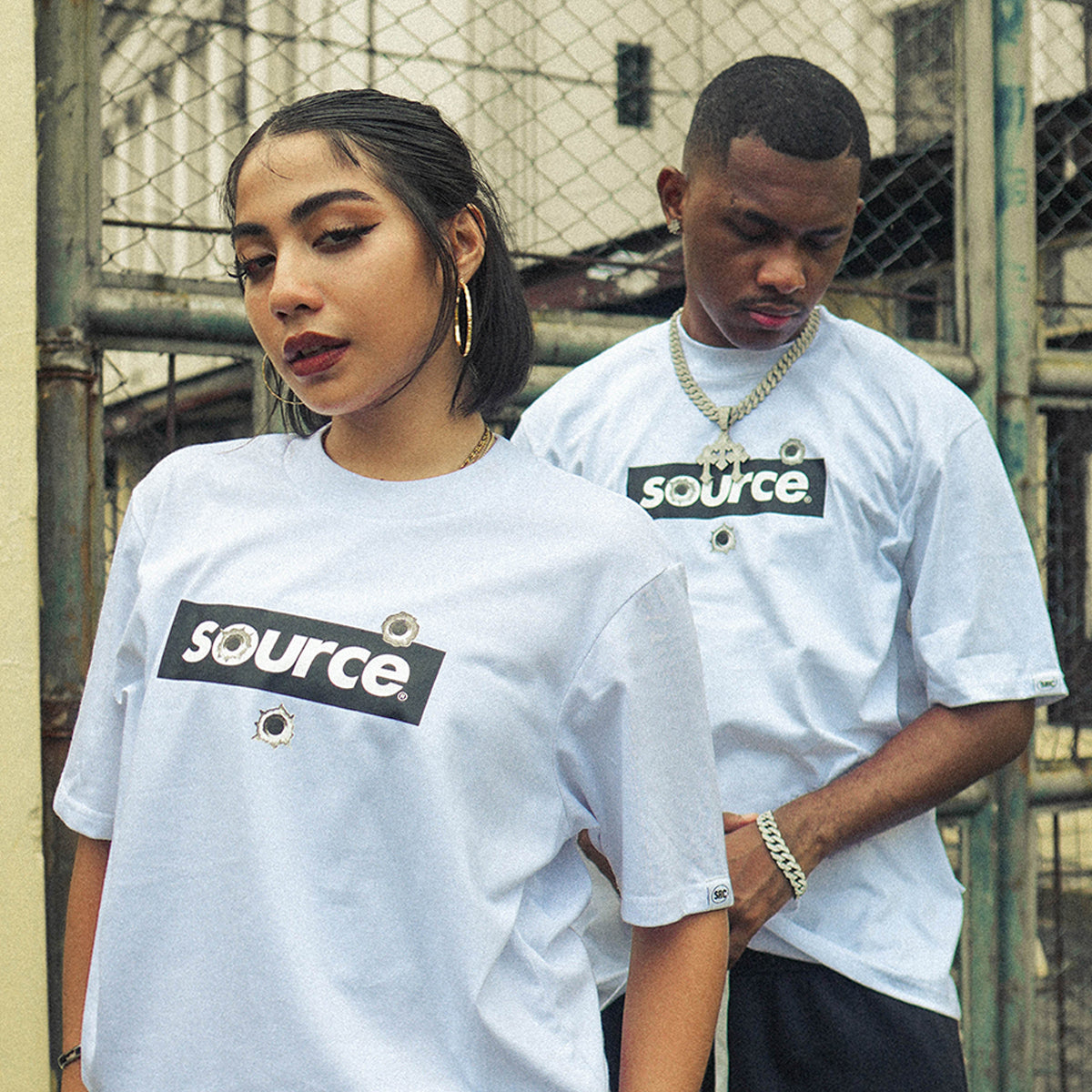 Bullet Holes Oversized Tee