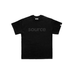 OG Logo Oversized Tee - Black in Black