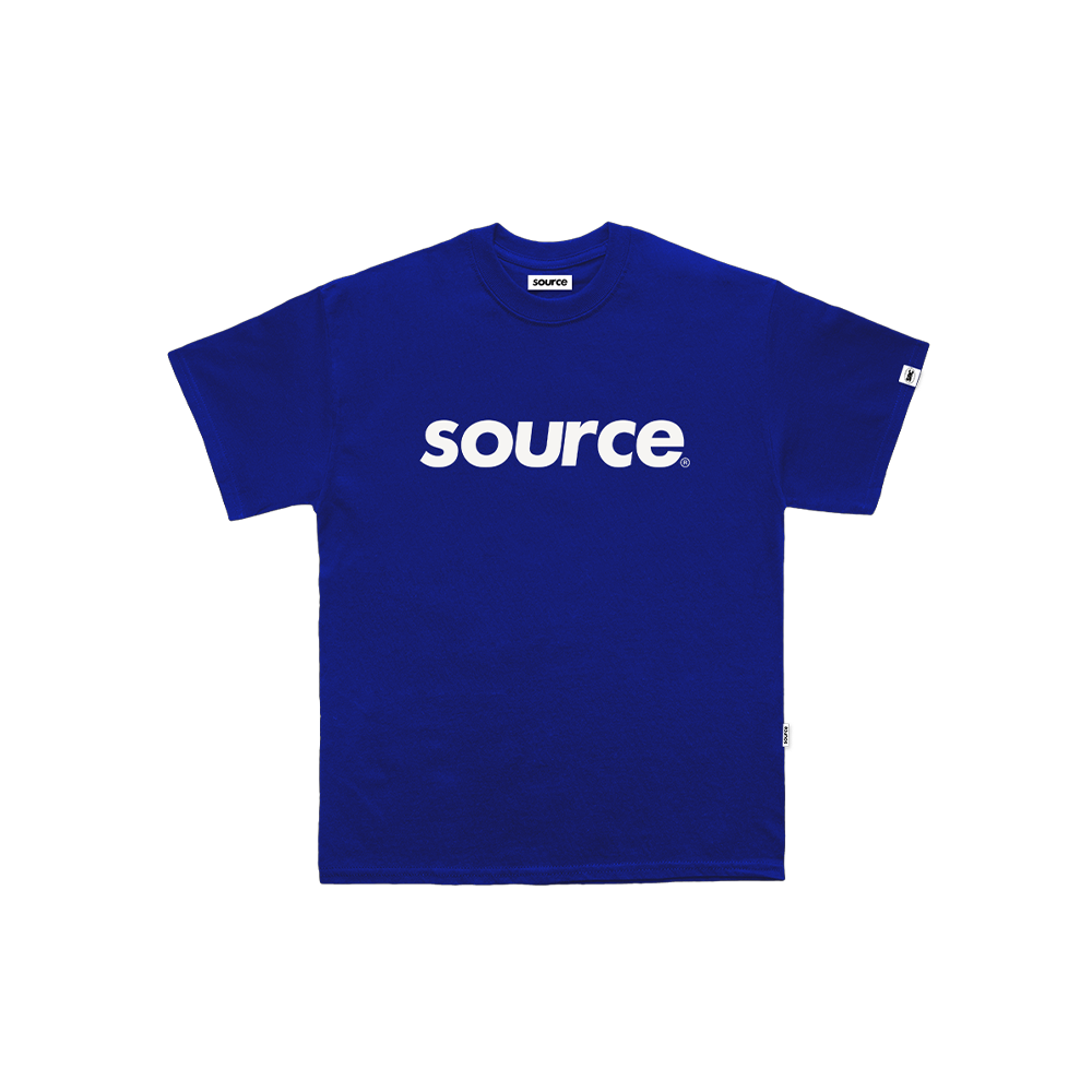 OG Logo Oversized Tee - White in Blue