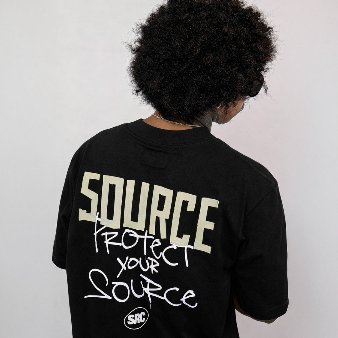 Protect Your Source Tee - Black