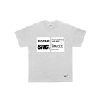 Label Oversized Tee - White