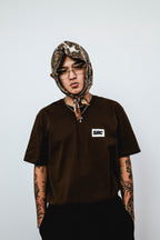 Icon Classic Fit Tee -  Brown