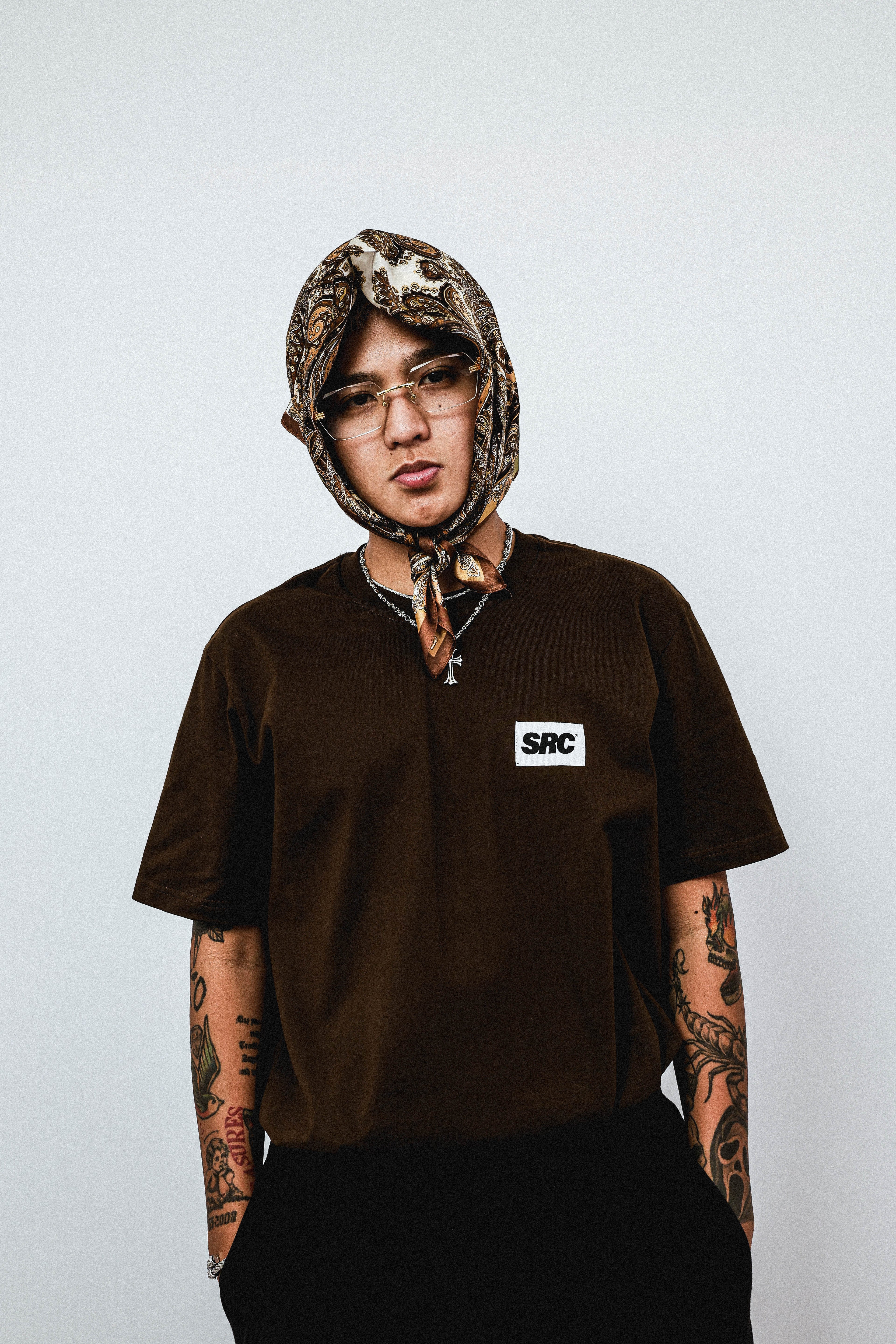 Icon Classic Fit Tee -  Brown