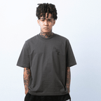 Gothic Boxy Tee - Charcoal