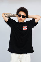 Protect Your Source Oversized Tee - Black