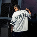 MMXX Boxy Crop Football Jersey - White