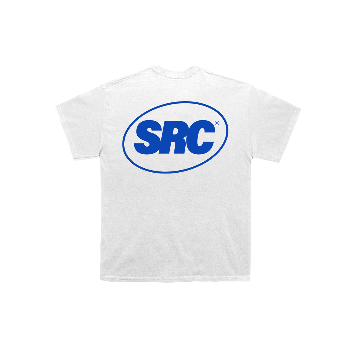 OG Logo Oversized Tee - Blue in White