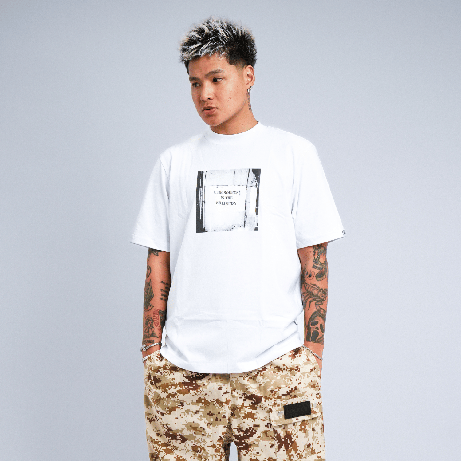 Solution Tee - White
