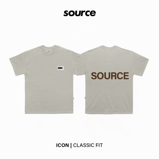 Icon in Oat Classic Tee