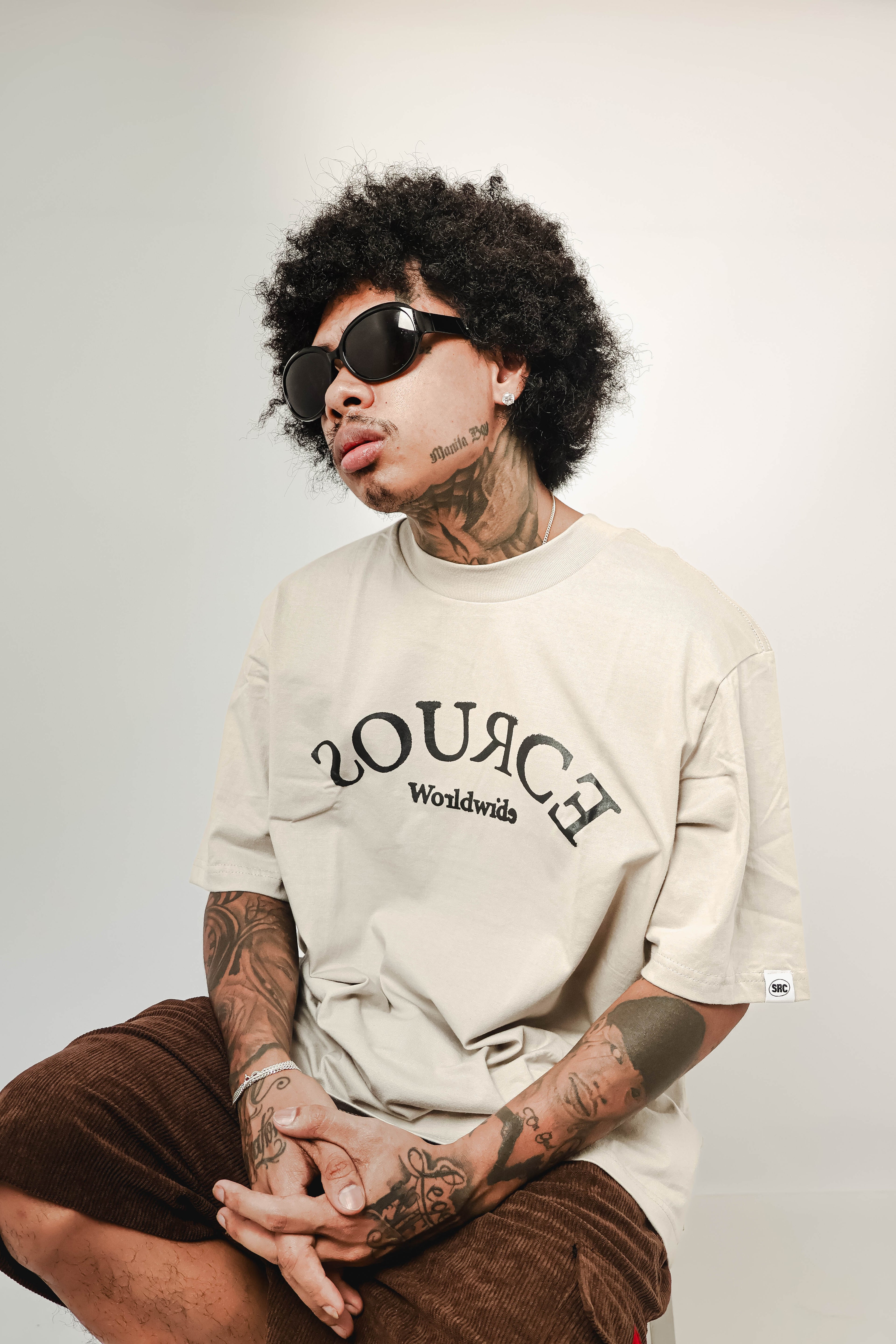 Dyslexia Oversized Tee - Oat