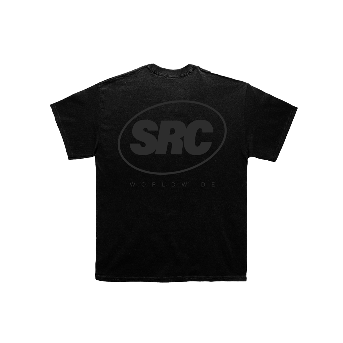 OG Logo Worldwide Black in Black Oversized Tee