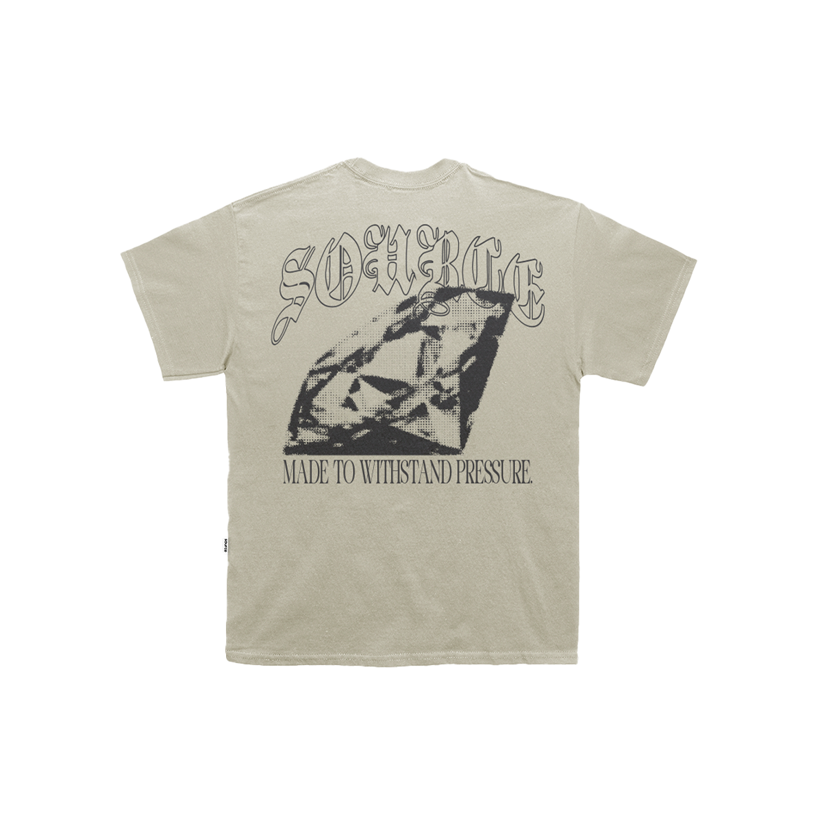 Diamond Oversized Tee - Oat