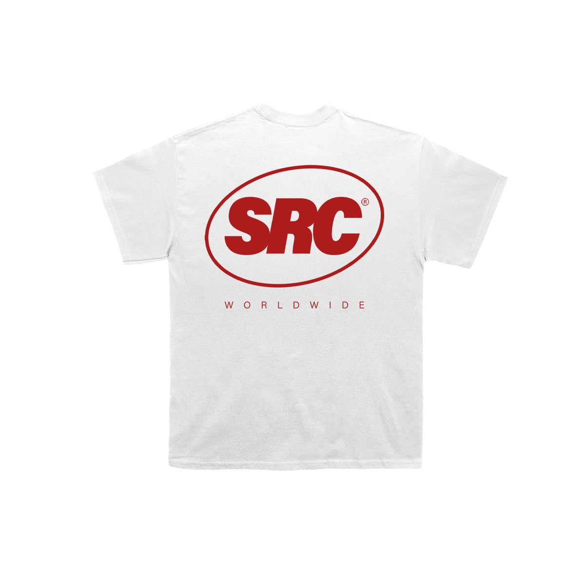OG Logo Oversized Tee - Red in White