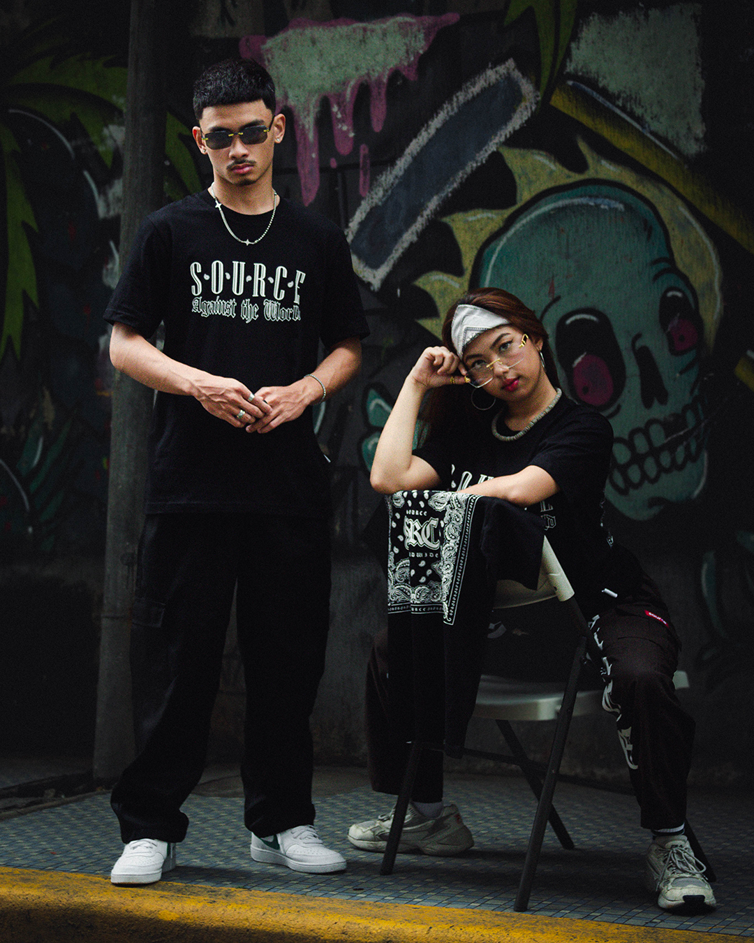 Against The World Classic Fit Tee