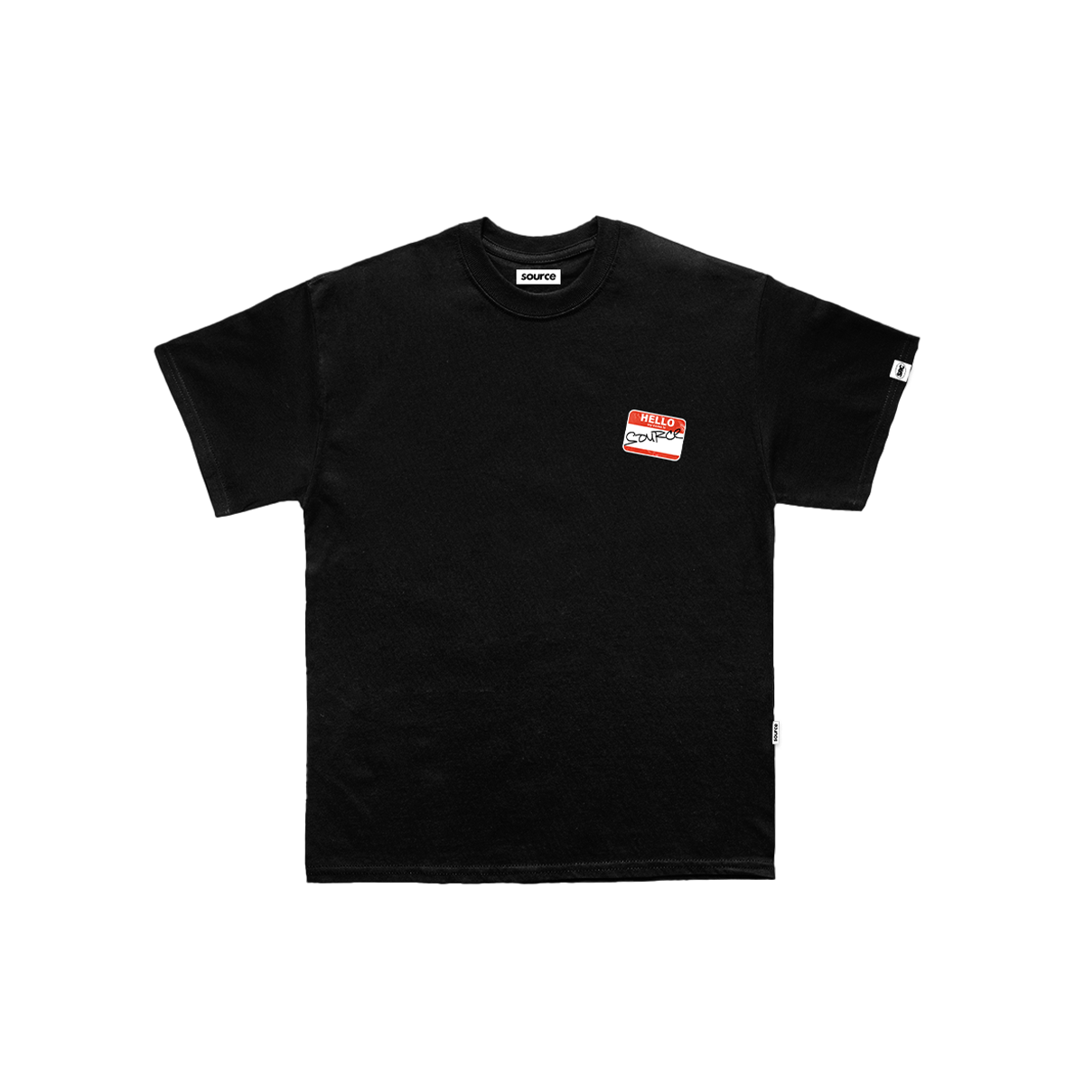 Protect Your Source Oversized Tee - Black