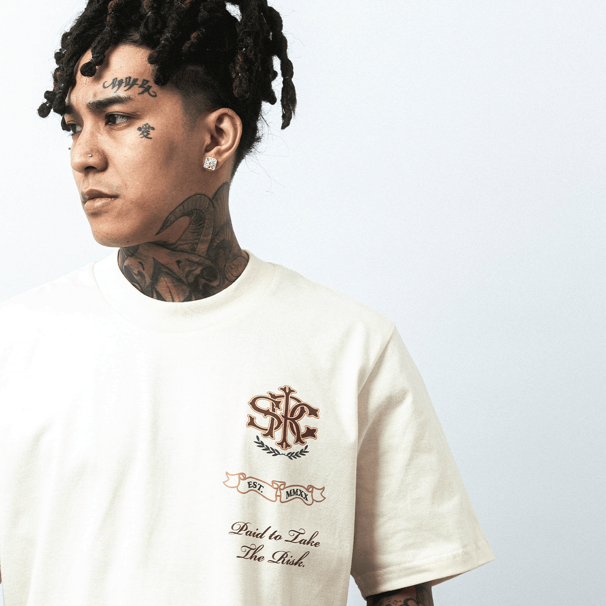 Prestige Boxy Tee - Bone