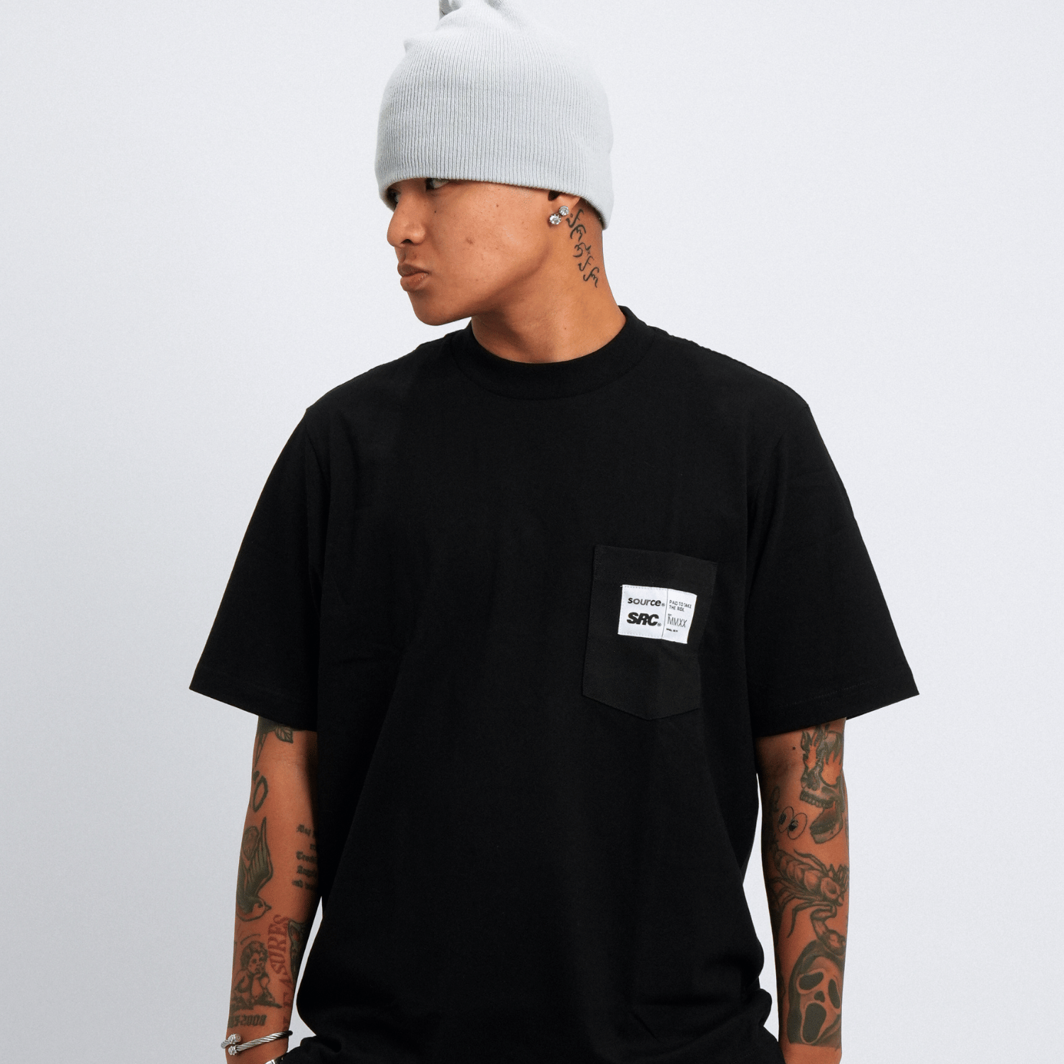 Utility Pocket Tee - Black