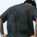 Gothic Boxy Tee - Charcoal