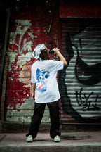 Cola Oversized Tee - White