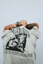 Diamond Oversized Tee - Oat