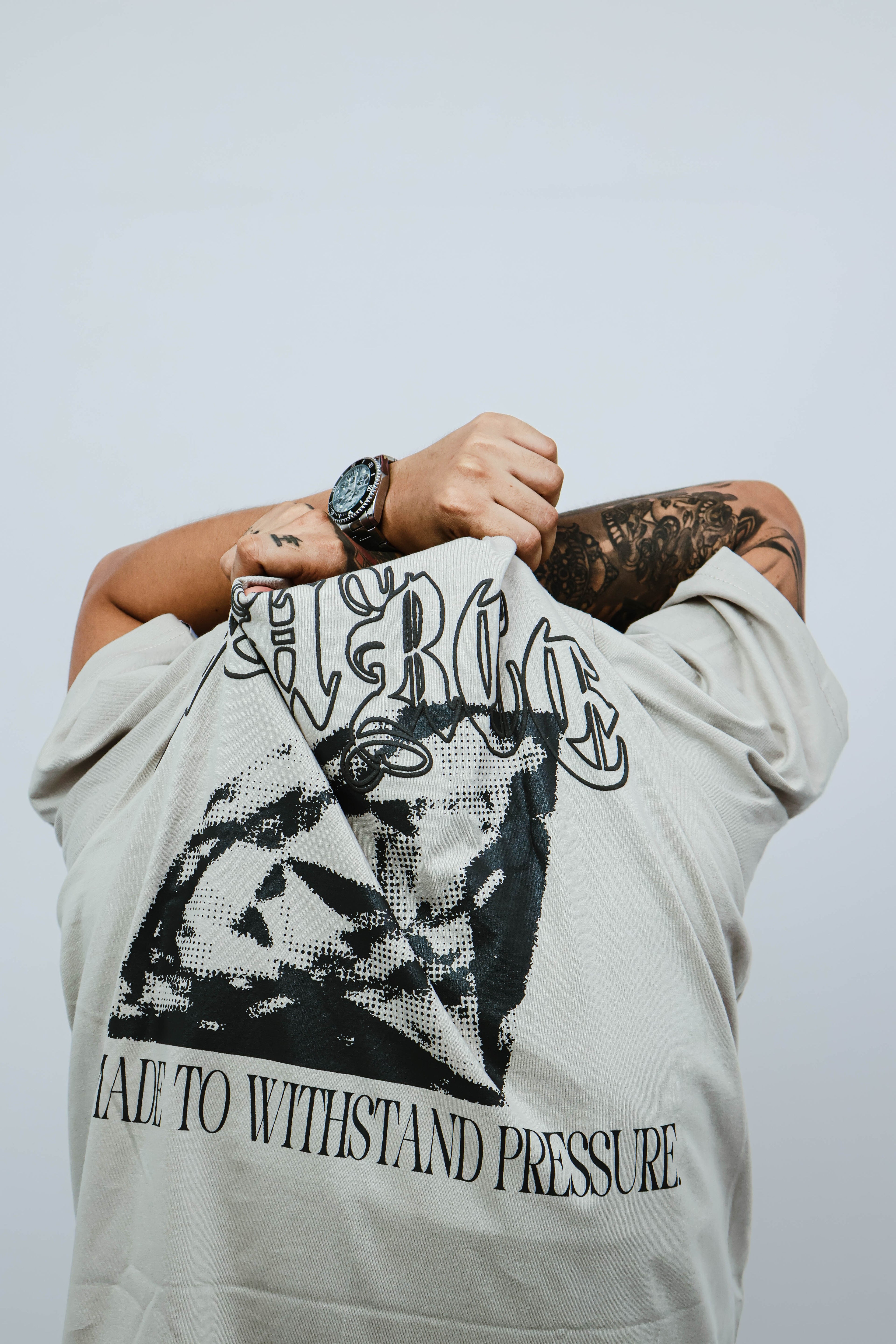 Diamond Oversized Tee - Oat