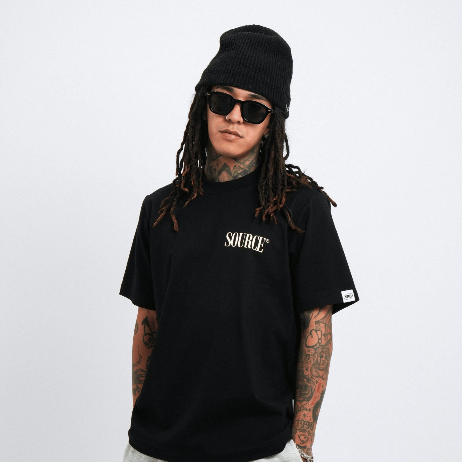 Paid To Take The Risk Tee - Black