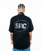 OG Logo Oversized Tee - Black in Black