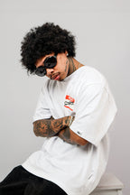 Protect Your Source Oversized Tee - White