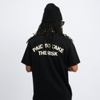 Paid To Take The Risk Tee - Black