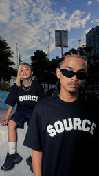 Arc HD Oversized Tee - Black