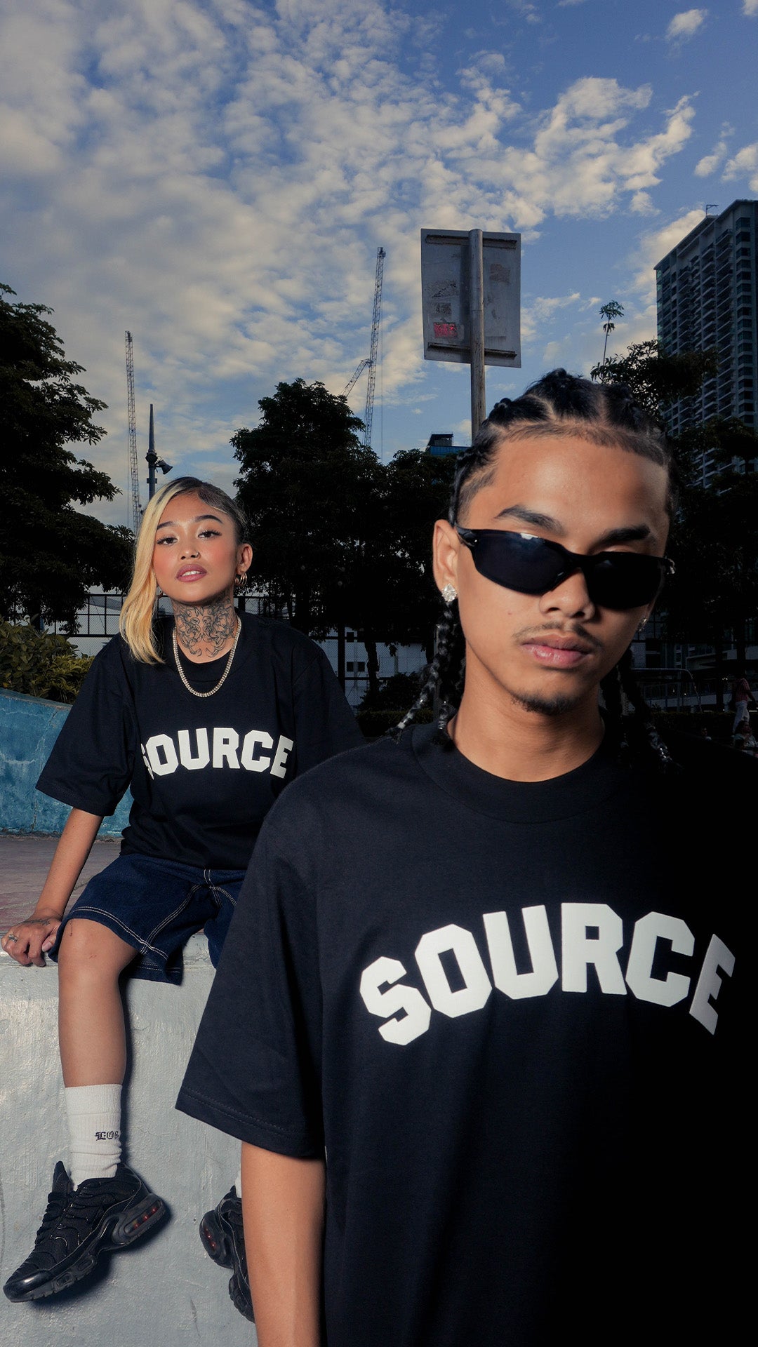 Arc HD Oversized Tee - Black