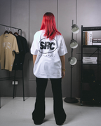 OG Logo Oversized Tee - Black in White