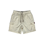 4-Pockets Cargo Shorts - Ivory