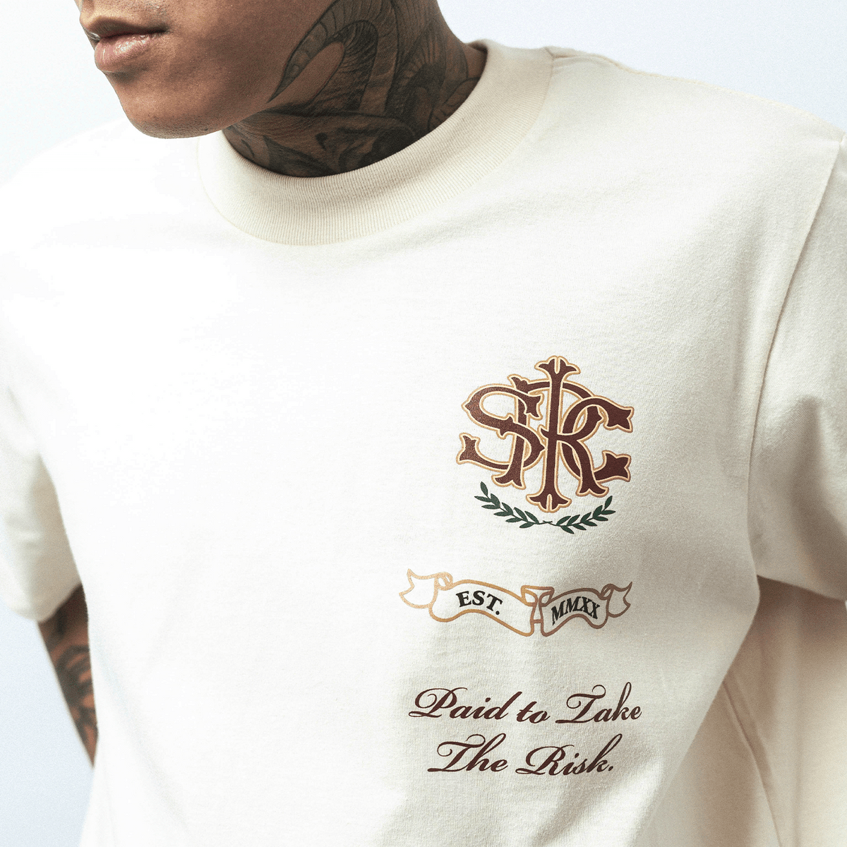 Prestige Boxy Tee - Bone