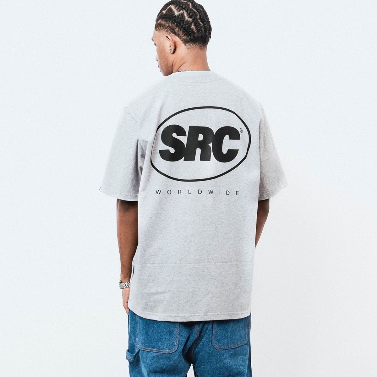 OG Logo Oversized Tee - Asphalt