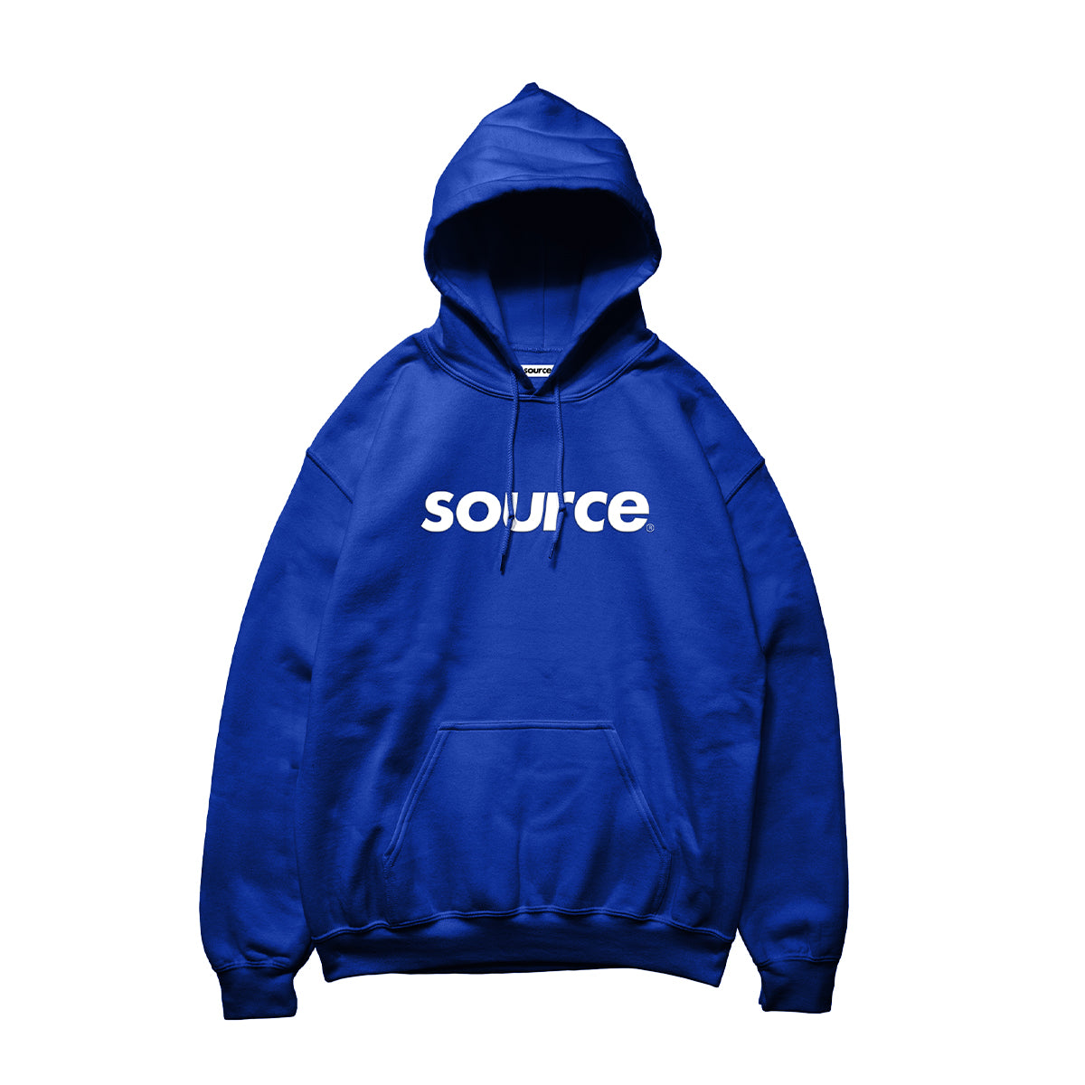 OG Logo Worldwide Pullover Hoodie - White in Blue