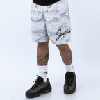 Silver Scales Mesh Shorts